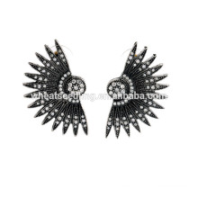 Fã em forma de aro fancy for party girls ladies earrings designs